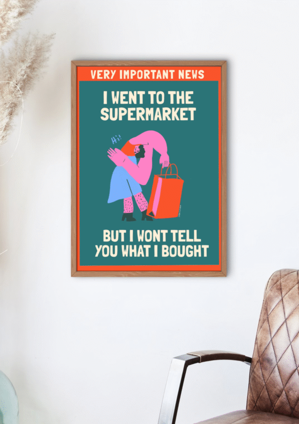 I Went to the Supermarket but I Won’t Tell You What I Bought