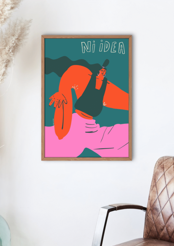 Combo 3 Prints A3: Hola - Chau + como estas + ni idea - Imagen 4