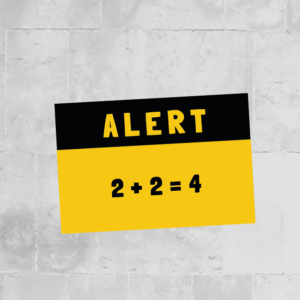 Alert 2 + 2