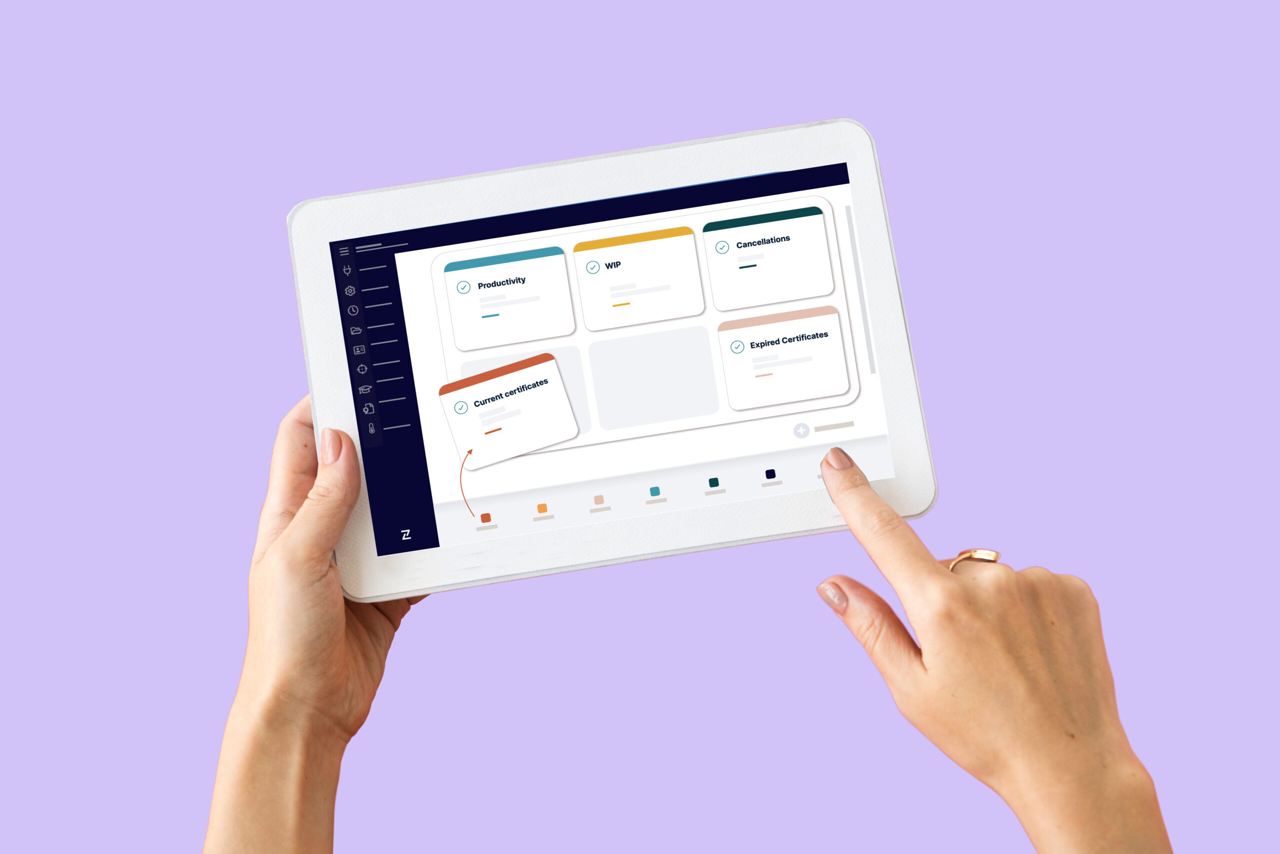 CRM Screenshots Design